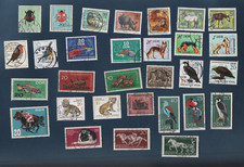 RDA Lote 1953 - 1990, 40 sellos diferentes animales estampados,
