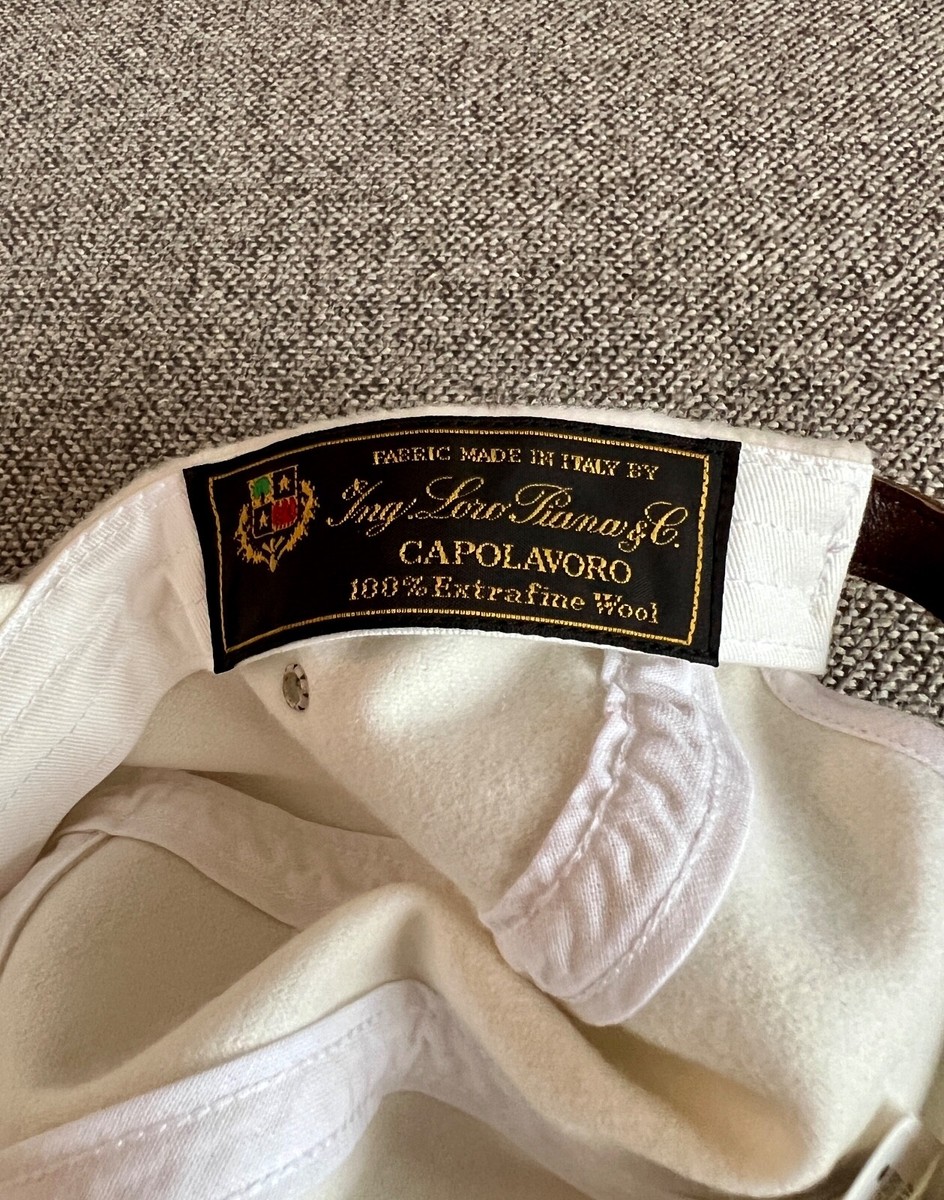 Deadstock Supreme x Loro Piana Wool Camp Cap Adjustable White Box