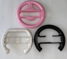 Lot of 3 Different Racing Steering Wheels Nintendo Wii Game Controllers Ubisoft