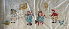1968 Raggedy Ann Andy Twin Flat Sheet w/Pillowcase Wamsutta Made in the USA