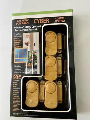 Vintage Cyber Wireless/Battery Operated Alarm System New In Box