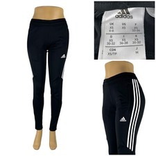 Adidas Pants Womens XS Black Soccer Tiro 17 Track Pants Athletic Training EUC