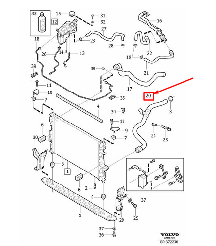 Kit Tuyau Radiateur + Thermostats + Bouchon Dégazage Pour Ford Powerstroke 6.4 L (F250-F550 08-10)