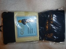 New Girls Navy Blue Golden Legs Cotton Lycra Tights - SZ 4-6