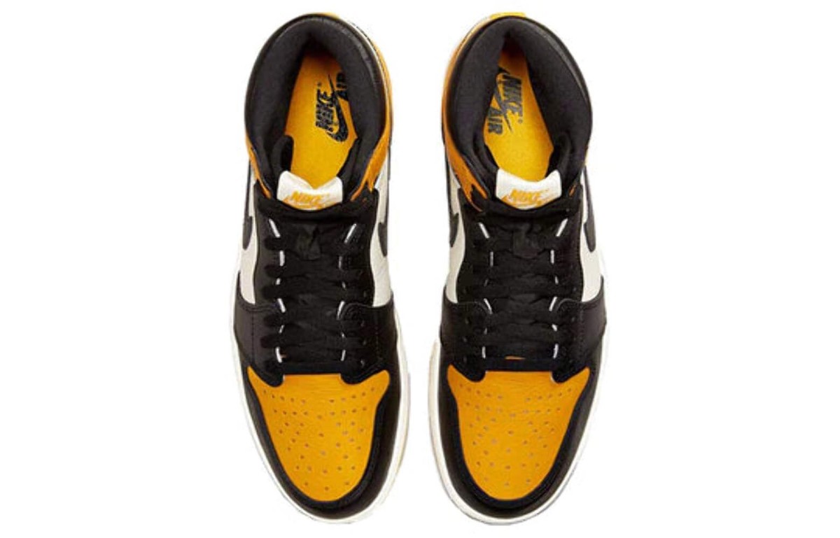 Size 13 - Jordan 1 Retro OG High Yellow Toe for sale online  display picture 1