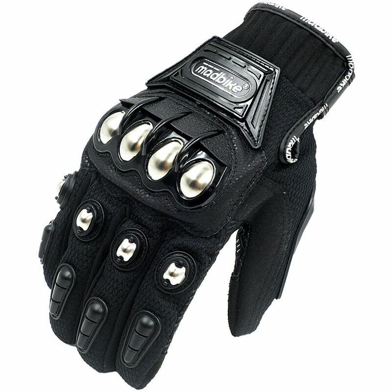 Metal motorcycle gloves sale