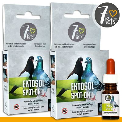 Schopf 7 Pets 2 x 10 ml Ektosol Spot-On für Brief- und Rassetauben