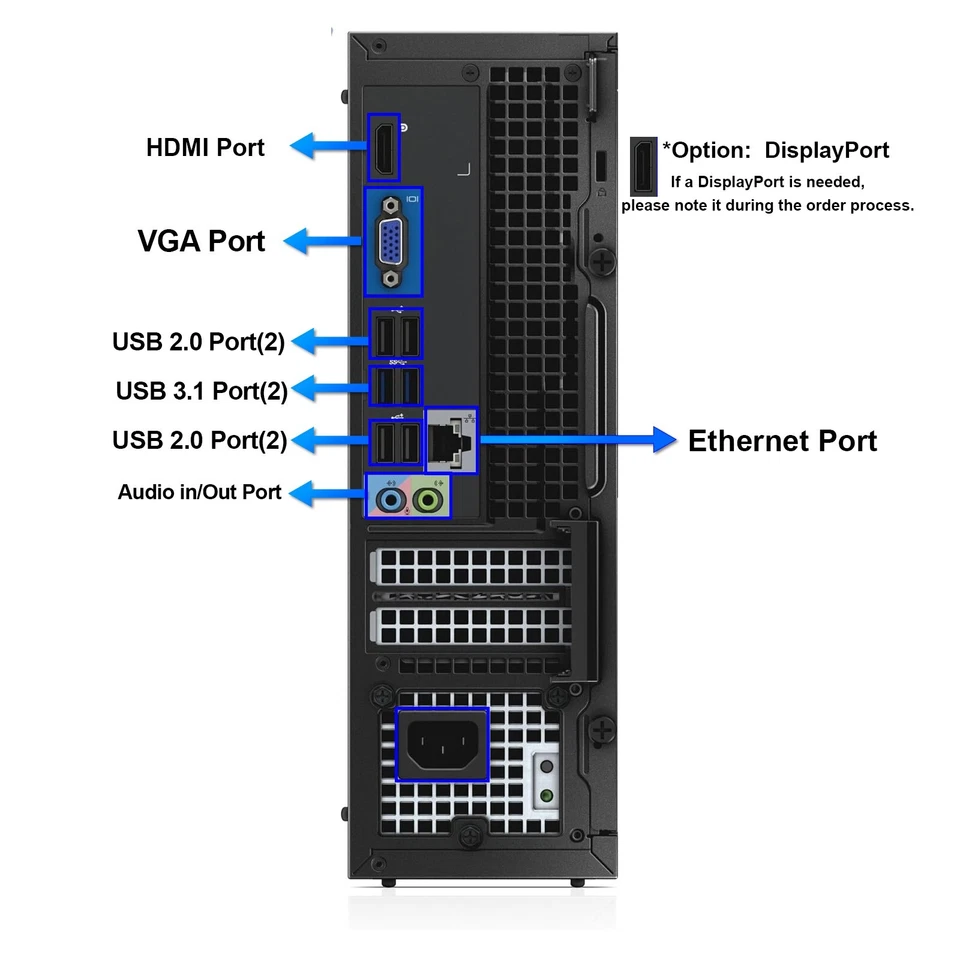 DELL Desktop Computer PC i7, up to 32GB RAM 2TB SSD/HDD, Windows 10/11,DVD-RW - Image 2 of 4