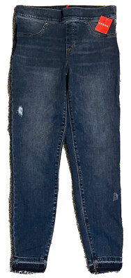 Spanx Womens Distressed Skinny Jean Jeggings Pull On Pants Medium