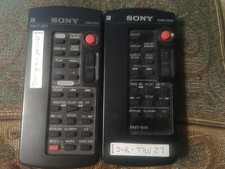 Lot of 2 Sony RMT-811 RMT-814 Replacement Camcorder Remote Controls