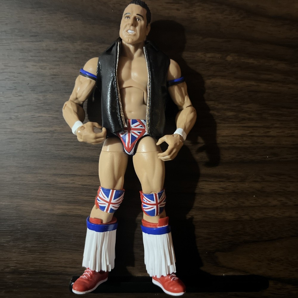 WWE Mattel BRITISH BULLDOG Elite Collection Legends Series 3 Wrestling Figure