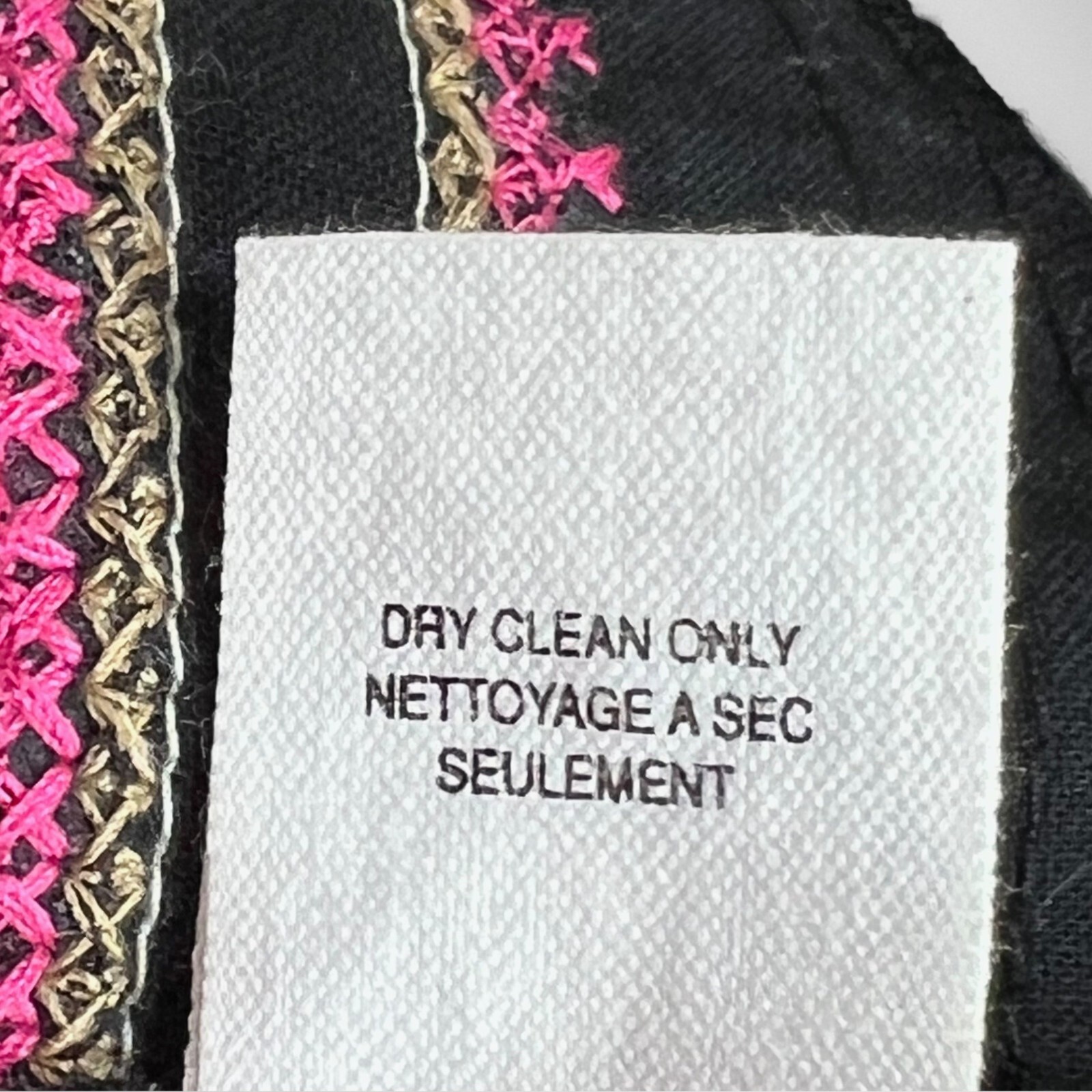 FREE PEOPLE Small Embroidered Black Sleeveless Dr… - image 9