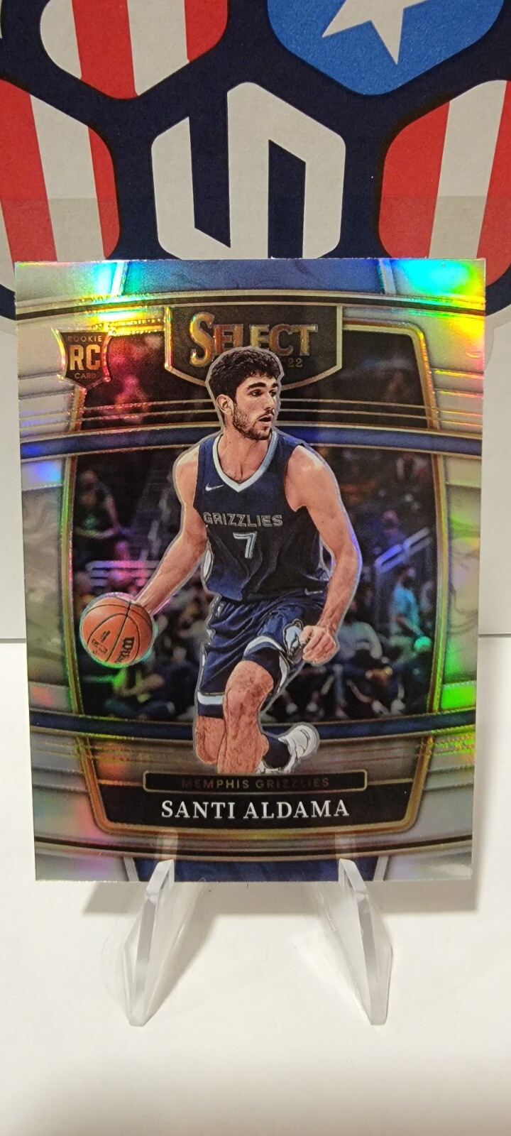 2021-22 Select Basketball Santi Aldama Concourse Silver - Memphis Grizzlies