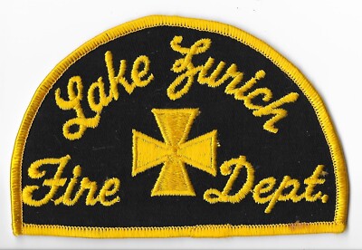 Lake Zurich Fire Department, Illinois Shoulder Patch V2 | eBay