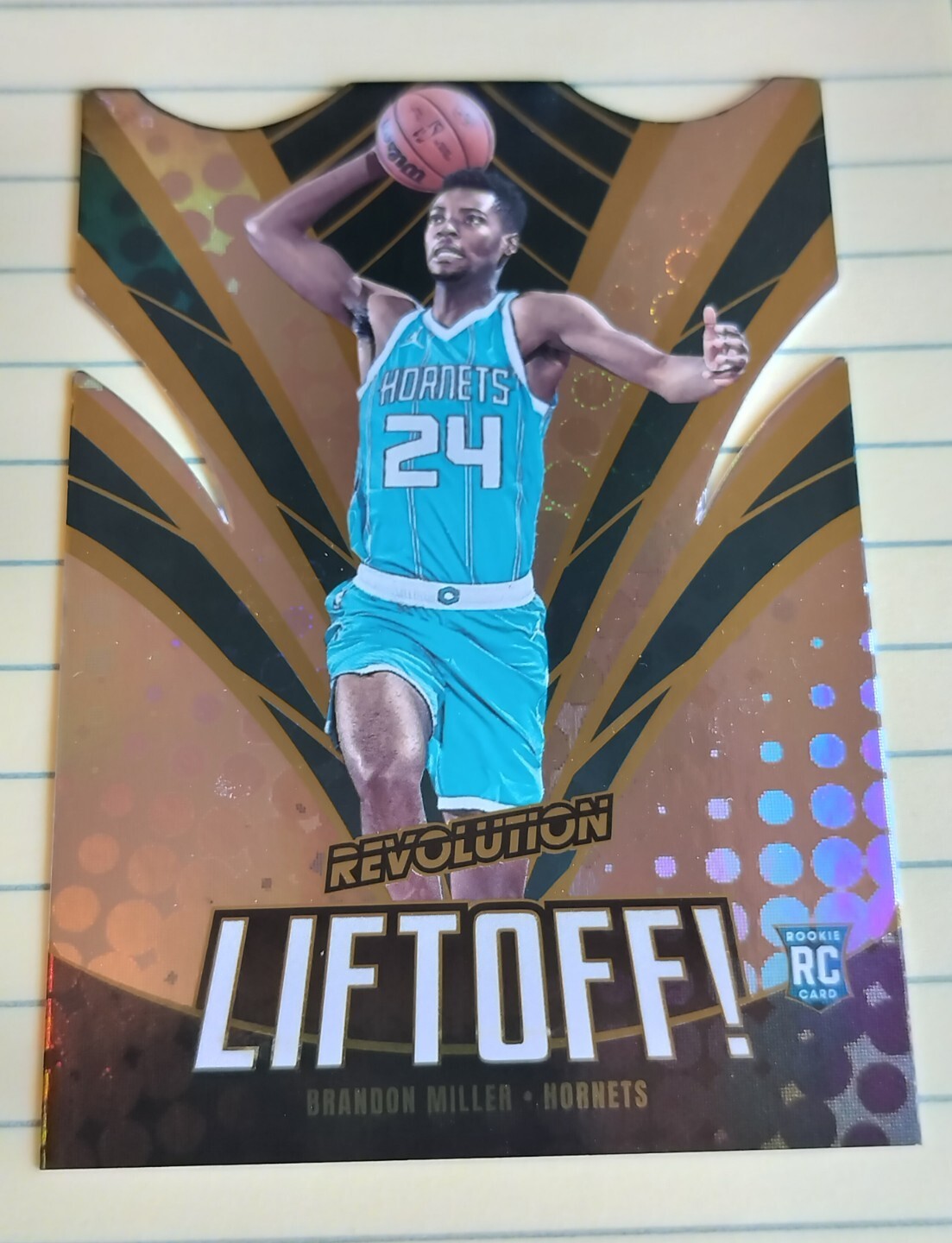 2023-24 Revolution Brandon Miller Liftoff! #9 RC Die-Cut - Charlotte Hornets