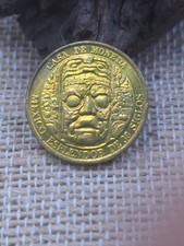 MEXICO Y CASA DE MONEDA PEQUEÑA MEDALLA DE LATÓN MÉXICO ESPLENDOR DE 30 SIGLOS, UNC