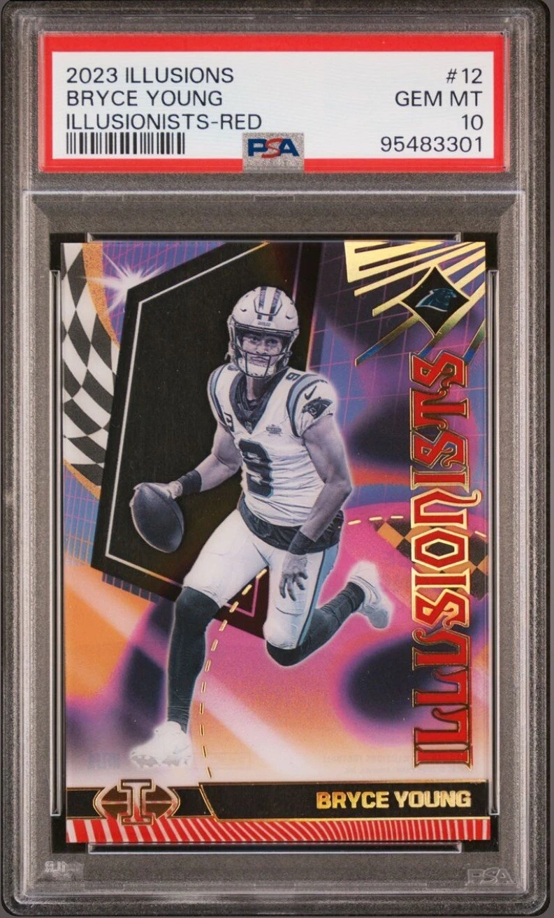 Bryce Young Panini Illusions Illusionists #12 Red