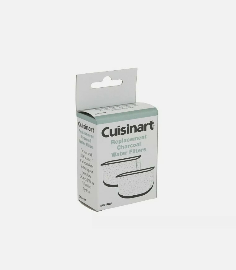  Cuisinart Charcoal Water Filter DCC-RWF 2 Pack Authentic Replacement