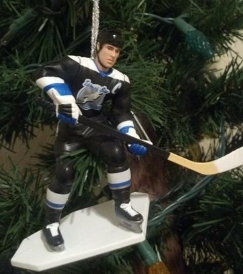 Vincent LeCavalier Tampa Bay Lightning 4" Christmas Tree Ornament Black Jersey