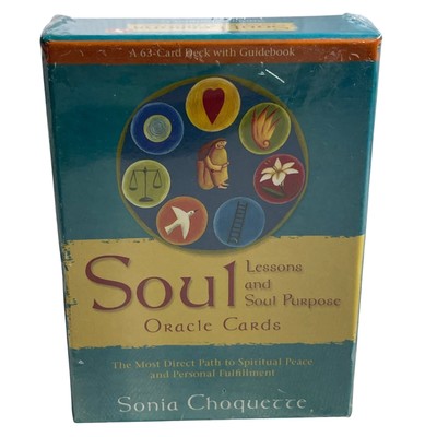 New Soul Oracle Cards Lessons and Soul Purpose 63 Card Deck with Booklet Rare