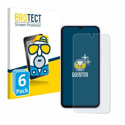 6x Schutzfolie Matt für Samsung Galaxy A54 5G (case-friendly) Displayschutz 
