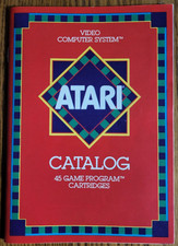 Vintage 1981 Atari 2600 Catalog 45 Game Program Cartridges Orignl Booklet Insert
