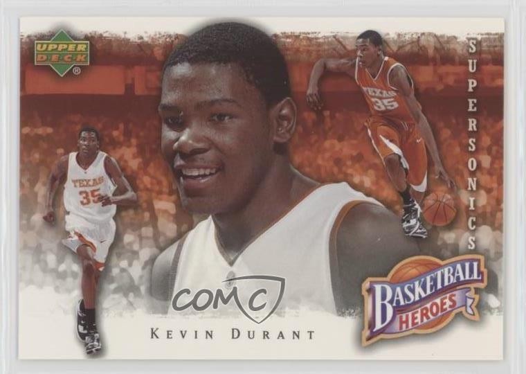 2007-08 Upper Deck Basketball Heroes Kevin Durant #KD-6 Rookie RC 2d0