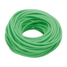 4mm 16yards Hollow Pipe Rubber Cords Tubing Silicone Pipes, Dark Green