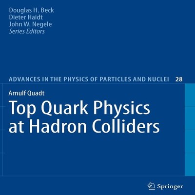 Top Quark Physics at Hadron Colliders Arnulf Quadt Paperback Spri