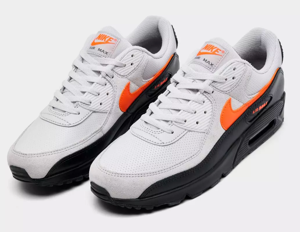 Size 8.5 - Nike Air Max 90 Racing Pack - Vast Grey Total Orange