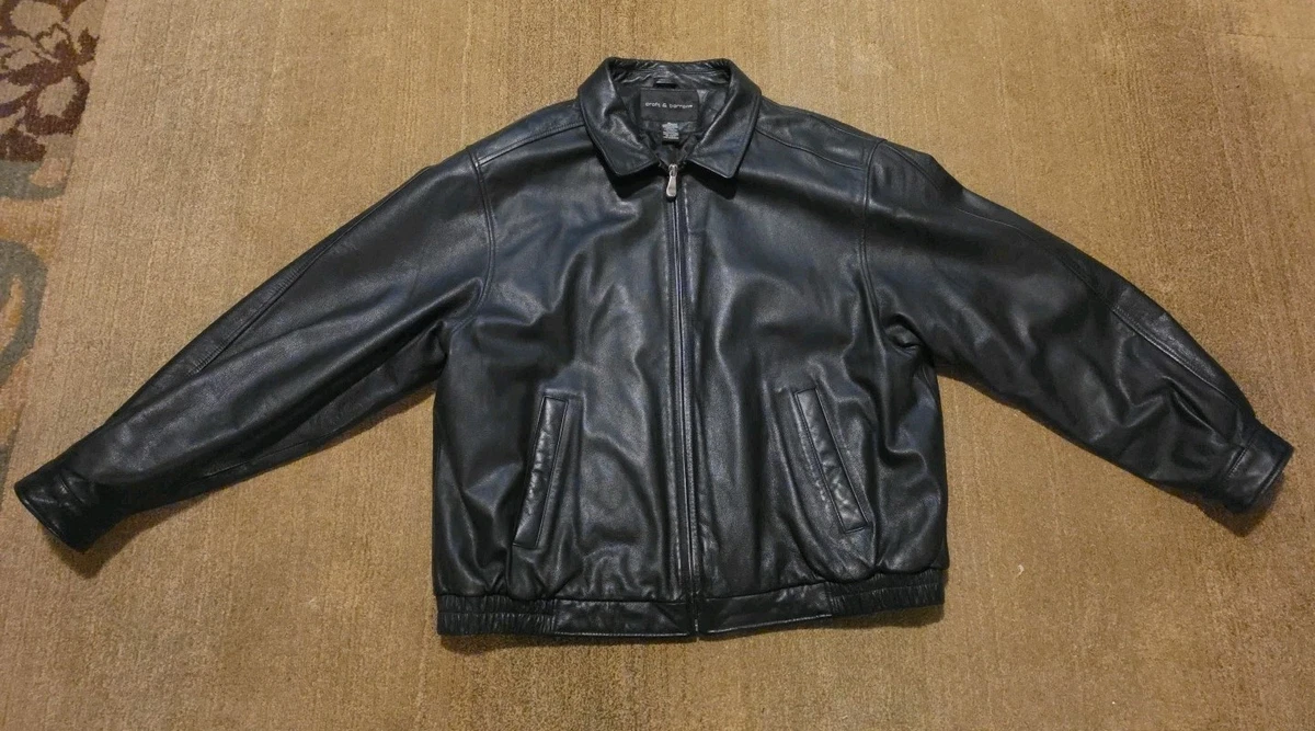 Croft & Barrow Leather Outer Shell Coats, Jackets & Vests for Men