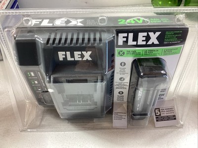 Flex 24V 2.5Ah Lithium-Ion Battery w/ 160W Fast Charger Starter Kit FX0411-1A