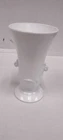 Vintage Art Deco White Milk Glass  Vitrock Vase Anchor Hocking