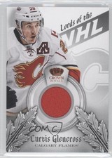 2013 Panini Crown Royale Lords of the NHL Materials Curtis Glencross #L-CG 1p5