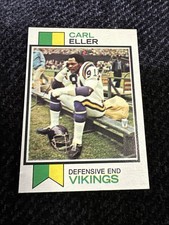 1973 Carl Eller Minnesota Vikings Topps Football Card #211 Ex Exmt