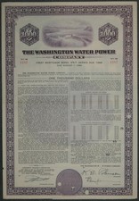 Lot  3 X The Washington Water Power Company Bond