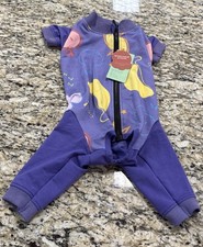 Dog Surgery Suit Long Sleeve, Dog Recovery Suit Female Male with Zipper Size M