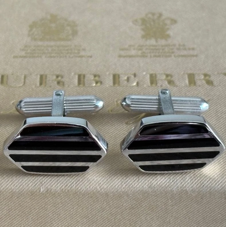 Burberry Silver Cufflinks for Men for sale | eBay