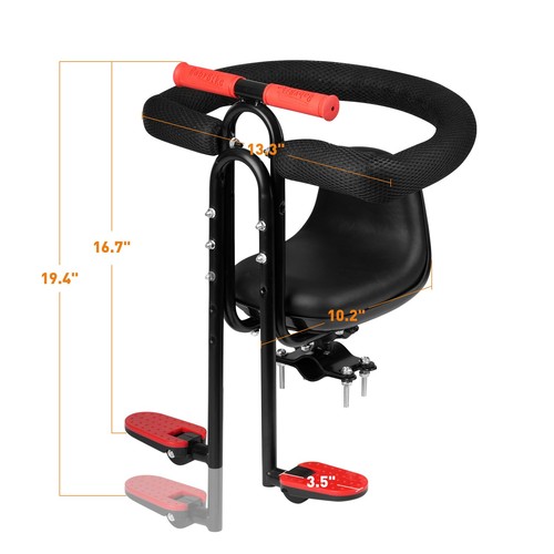 Child Bike Seat - Front Mount, Kids Bike Seat for Adult Bike, Baby Bike Seat ... - Picture 6 of 6