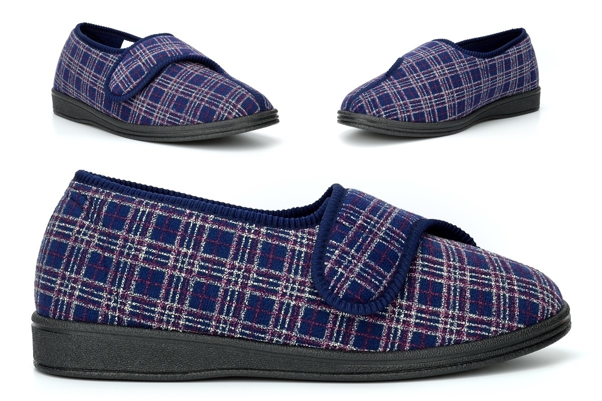 SAOLA Ciabatte uomo larghe extra larghe suola esterna lavabili chiusura touch memory foam