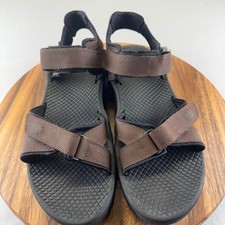 Teva Men Sport Sandals Brown Black Adjustable Casual Summer Trendy Rubber Sz 13