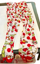 The Grinch Merry Grinchmas Pajama Bottom Kids Size M 8-10 Christmas PJs