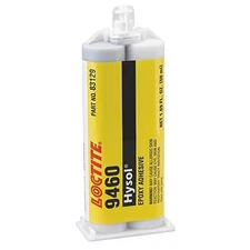 Loctite 9460 Hysol Non Sag Epoxy Structural Adhesive, 50 mL Dual Cartridge, Gray