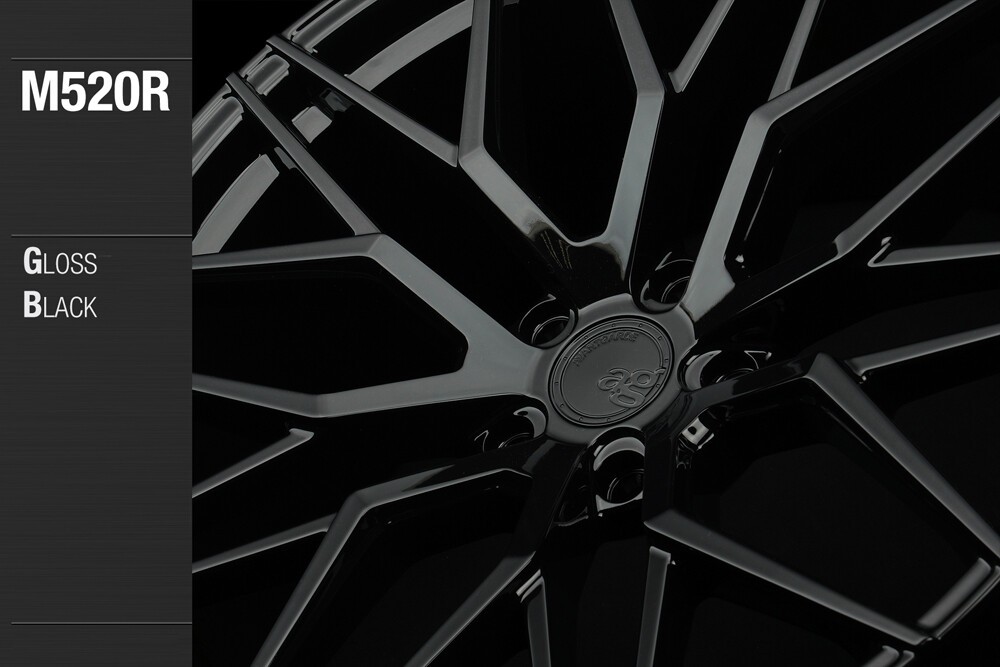20-inch Premium Wheels Maserati Ghibli M520R Gloss Black 5x114.3 lugs