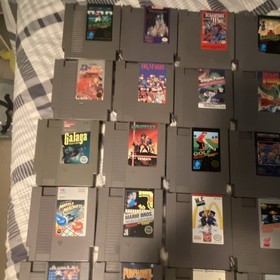 Nintendo NES 63 Game Lot - Mario, Zelda, DuckTales, Tetris ect.