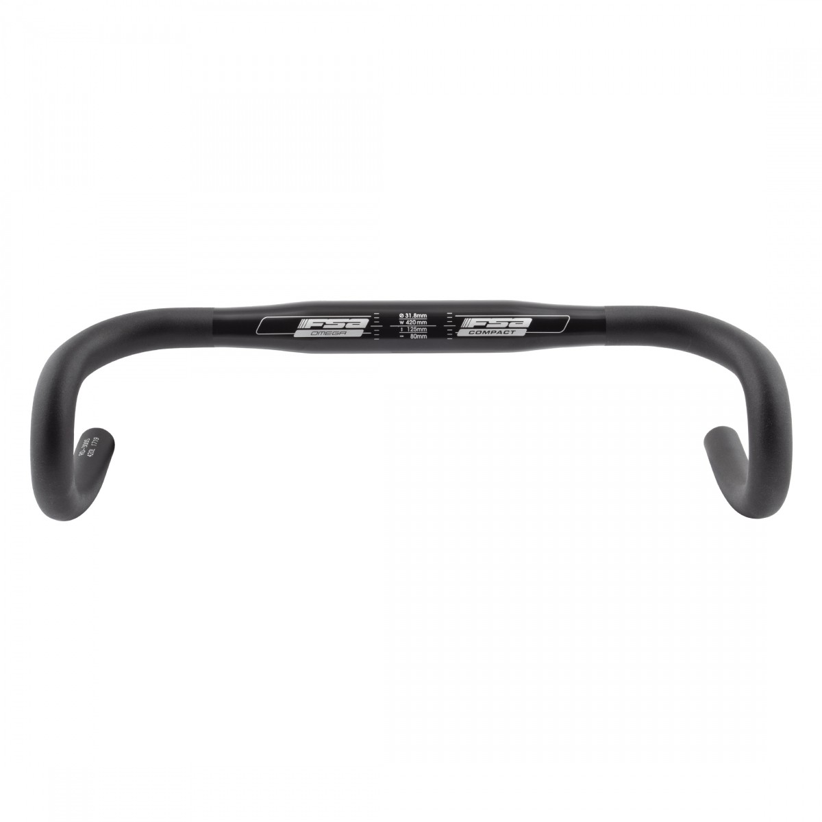 FSA Omega Compact Drop Handlebar 6061 Aluminum Road Bike Bar Black 42cm 318mm 11690₽