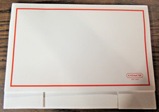 New Unused Coach Handbag Gift Box w/ Tissue Paper 9  " x 6" x 2  "