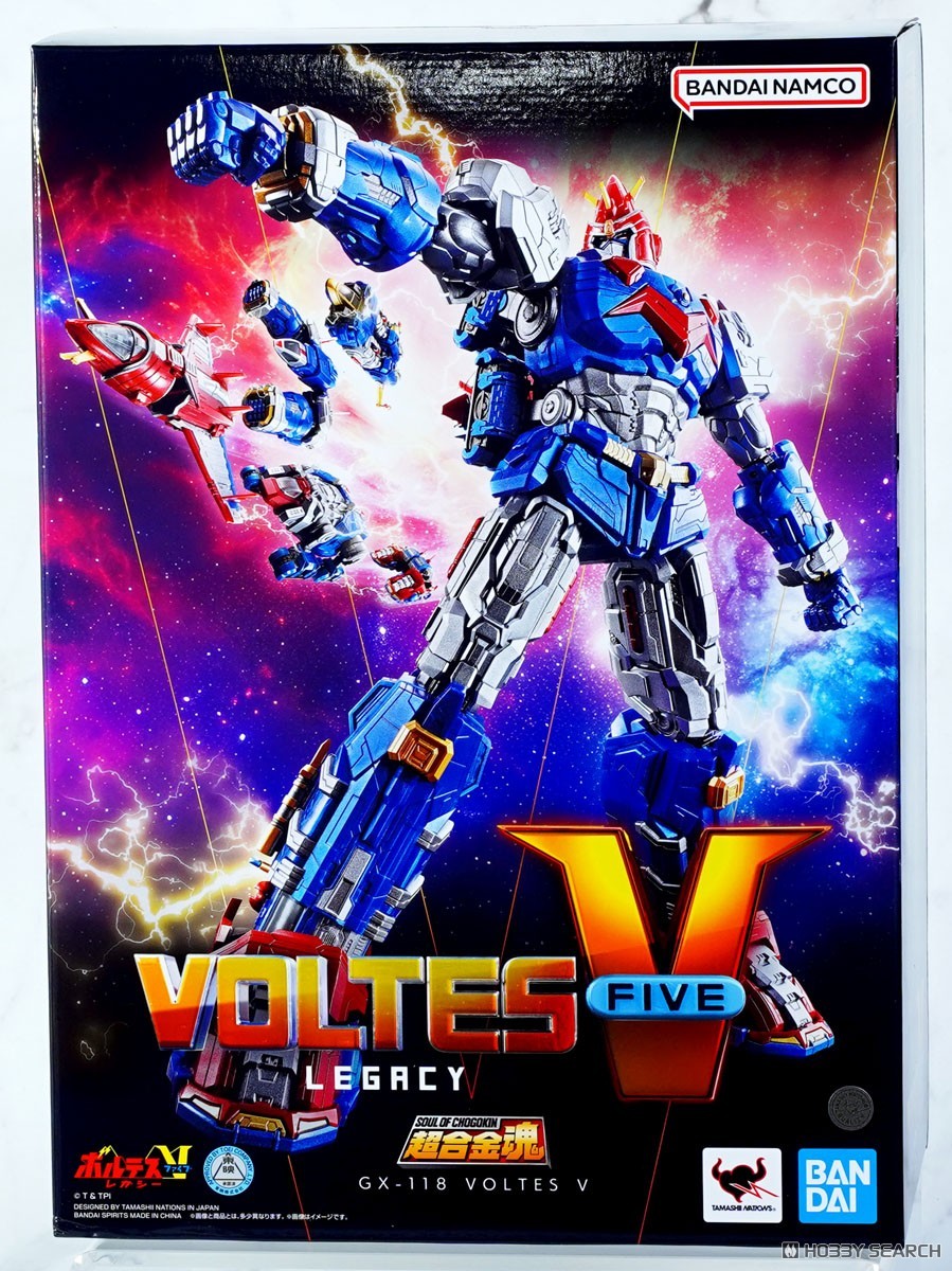 コミック・アニメ BANDAI VOLTES V LEGACY GX-118 Bandai Soul of Chogokin Action Figure - GX-118 VOLTES V (Voltes V