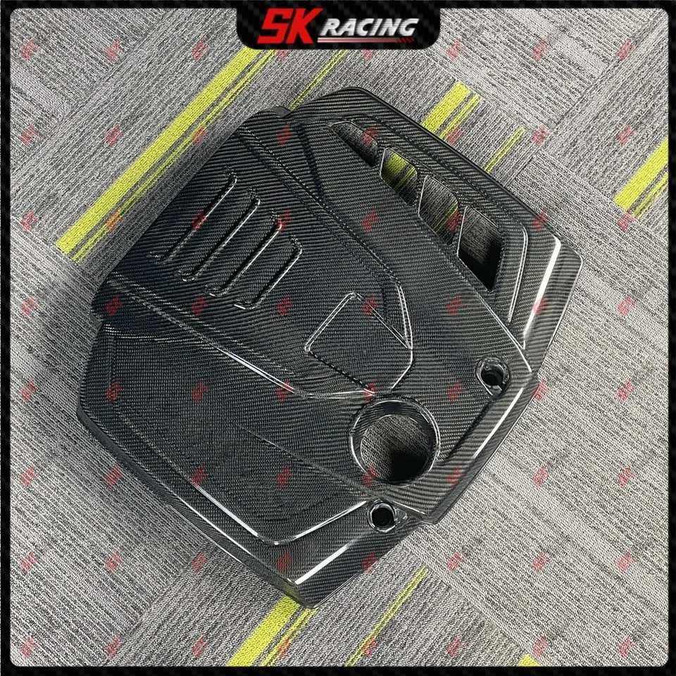 Cubierta del motor para Alfa Romeo Giulia 2017-2025 panel de bahía moldura forjada/fibra de carbono Foto 4 de 4