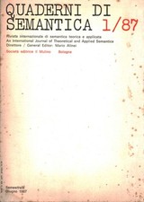 Quaderni di semiantica (Volume 8, n.1) - s.a. (Il Mulino) [1987]